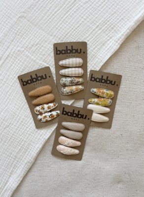 Fabric Hair clips
